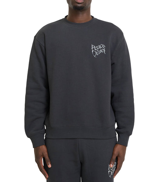 Museum of Peace & Quiet Warped Crewneck Black