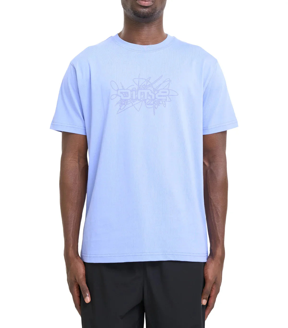 Dime Glyph T-Shirt Light Indigo