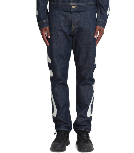 Kapital 12.5 Oz Denim Mexican Tuxedo 5P Okagilly Indigo