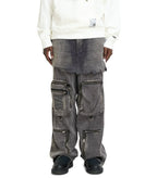 Mihara Yasuhiro Waist Layered Flight Pants Black