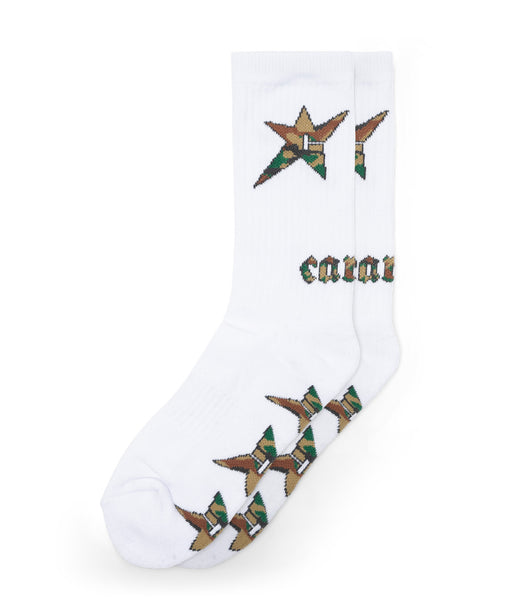 Carpet Company C-Star Sock Camo White