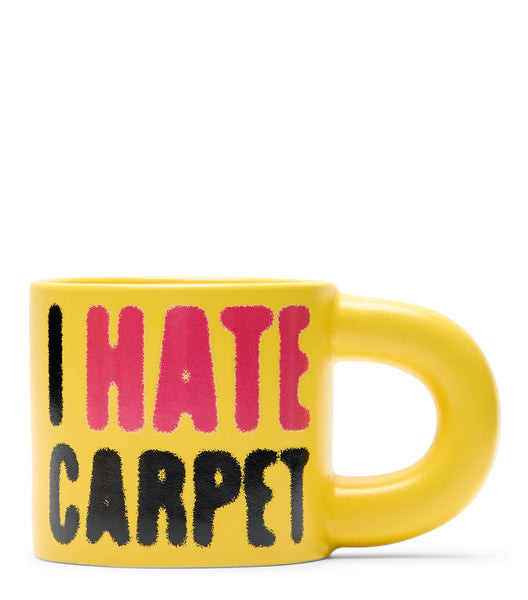 Carpet Company Hate Coffee Mug Yellow