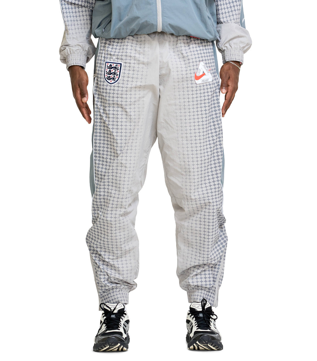 Nike England x Palace Track Pants Grey Crimson