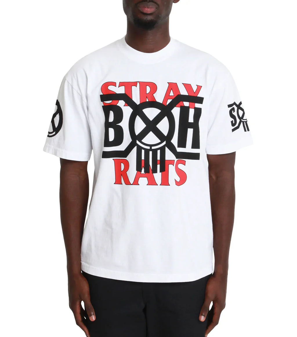 Stray Rats x Bounty Hunter Rodenticide Tee White