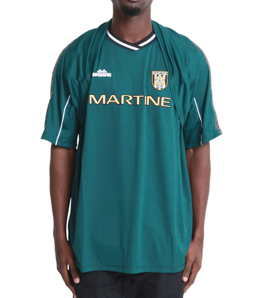 Martine Rose Celebration Football Top Green