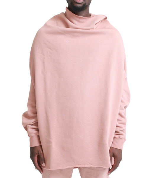 Rick Owens DRKSHDW Shroud Sweat Dark Pink