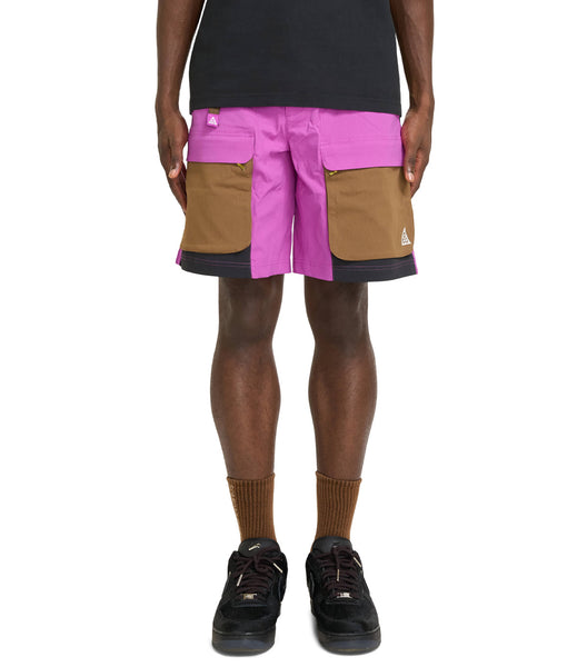 Nike ACG "Smith Summit" Cargo Shorts Purple Brown