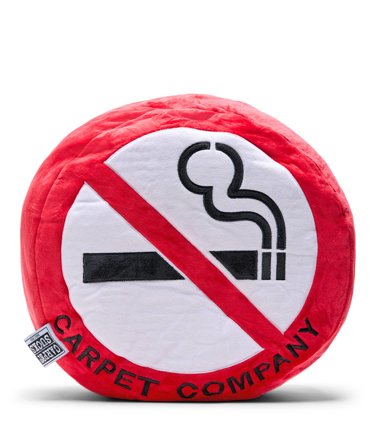 Carpet Company No Smoking Pillow White