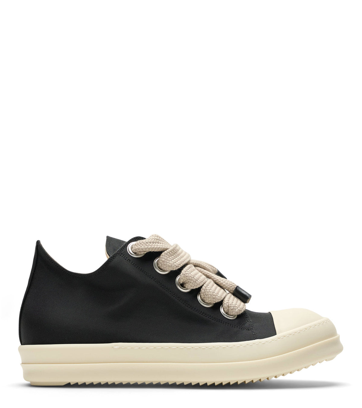 Rick Owens DRKSHDW Jumbolace Low Sneaks Black Milk