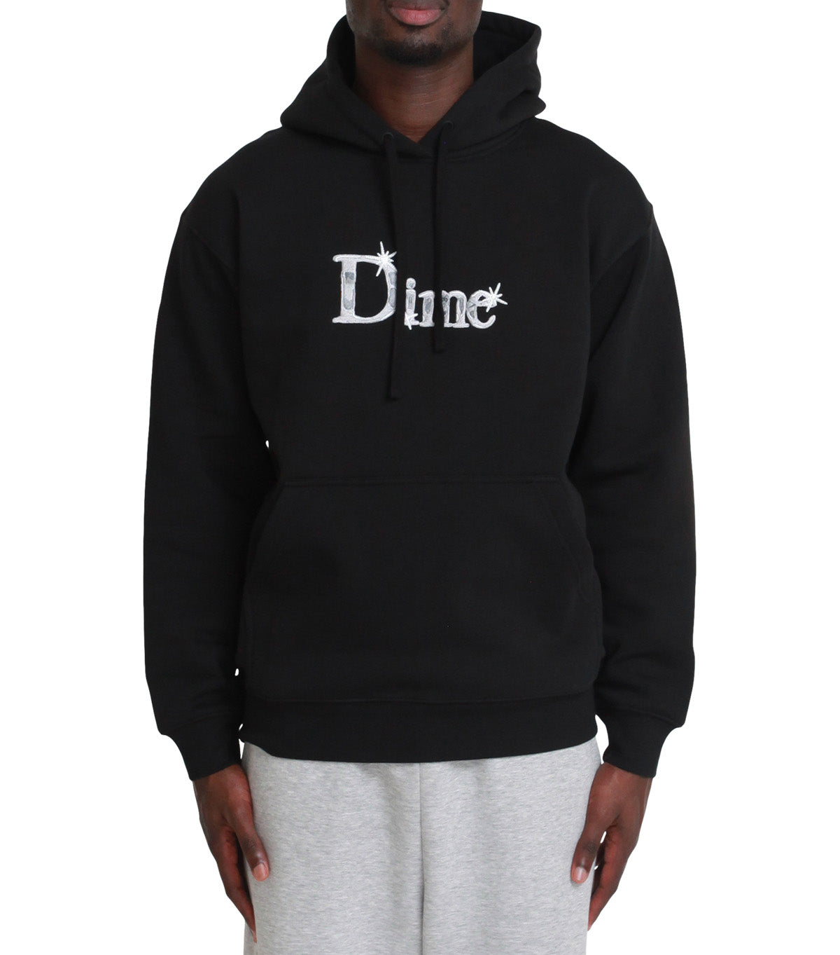 Dime Classic Shiny Hoodie Black