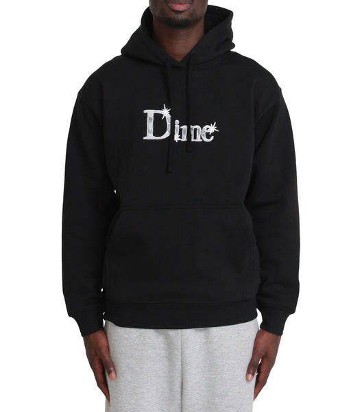 Dime Classic Shiny Hoodie Black