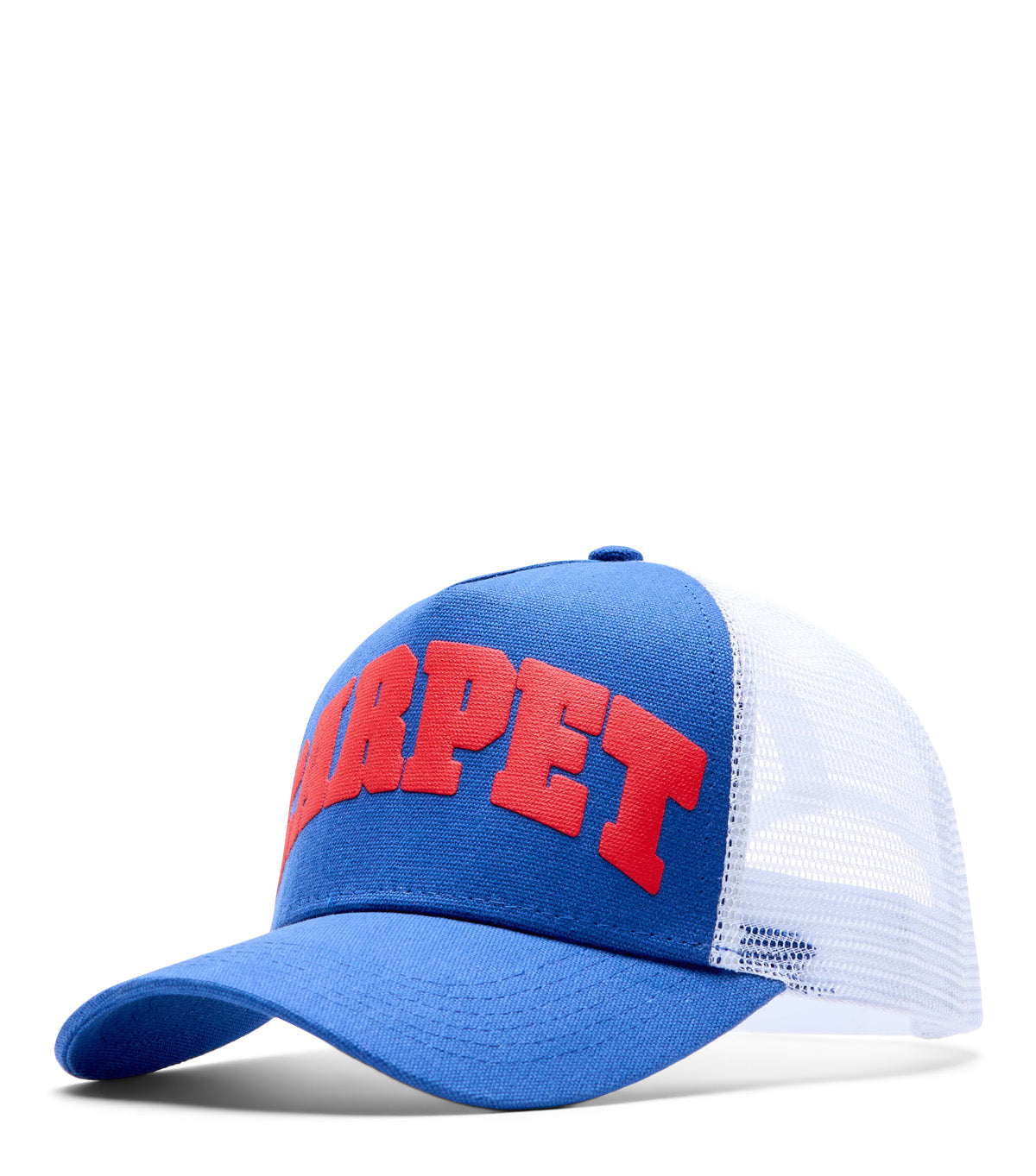 Carpet Company Varsity Trucker Hat Blue