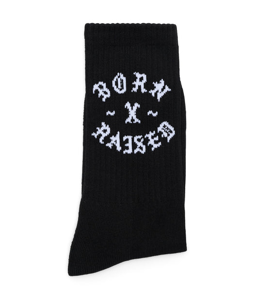Born x Raised 10 Toes Down Rocker Socks Black