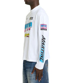 Martine Rose Funnel Neck Long Sleeve White