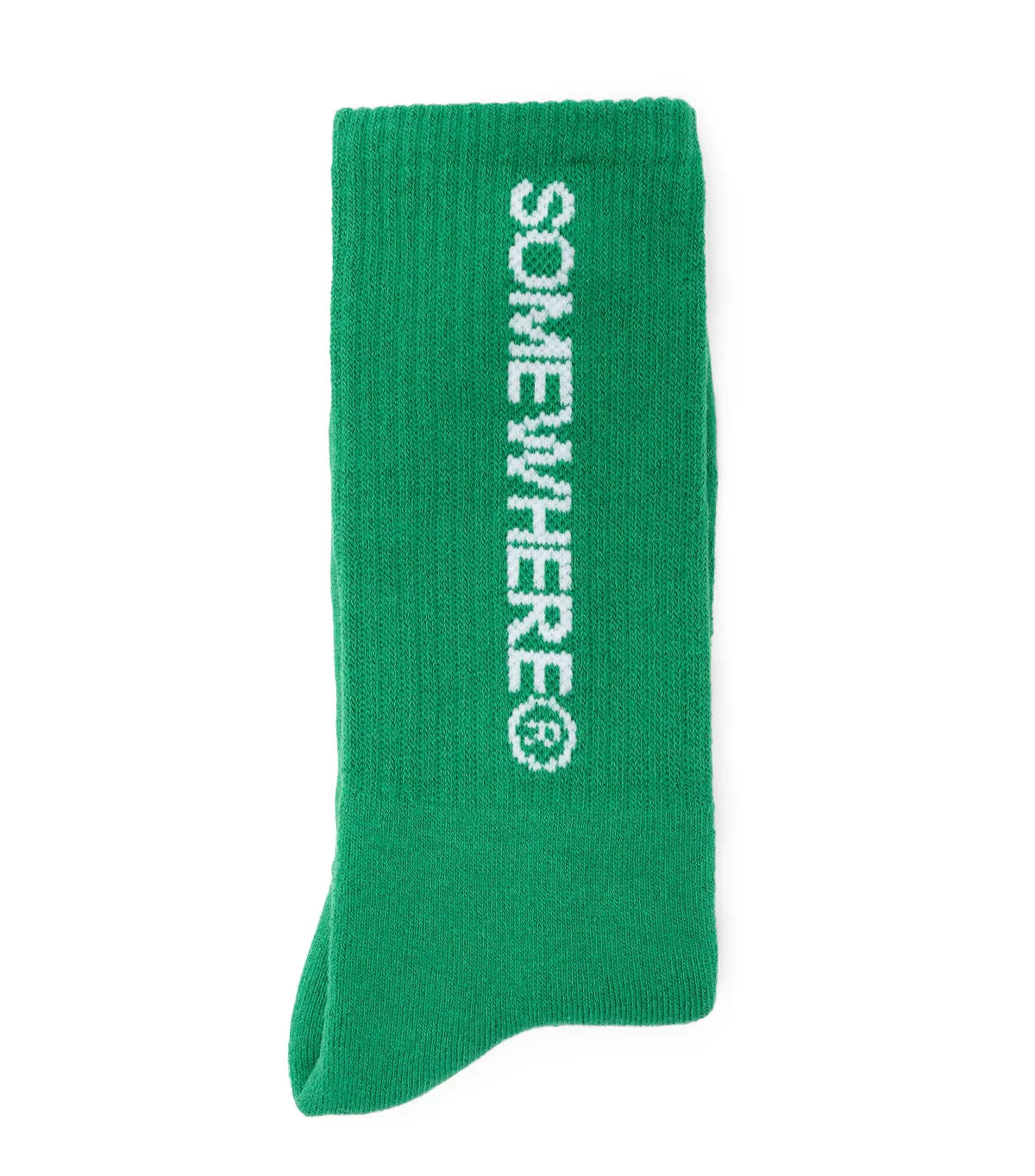 SOMEWHERE Original Crew Socks Green