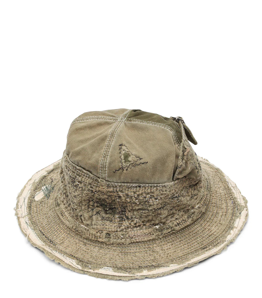 Kapital Chino The Old Man And The Sea Hat (Crash Remake) Khaki