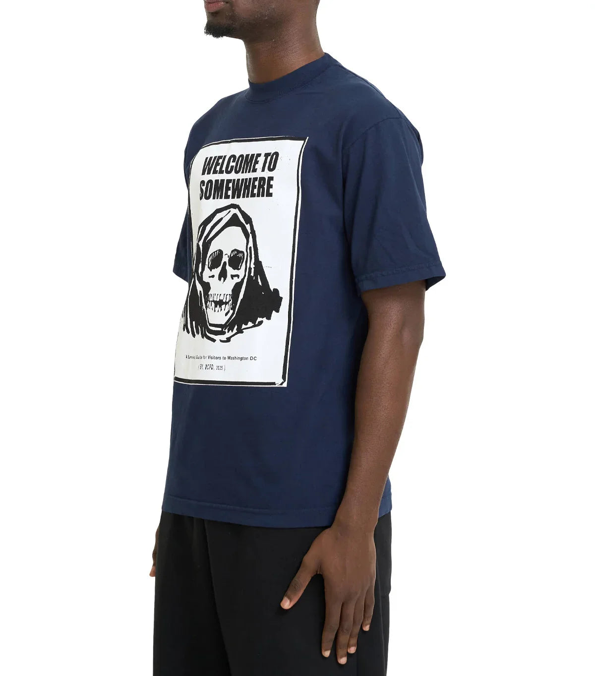SOMEWHERE Fear City T-Shirt Navy