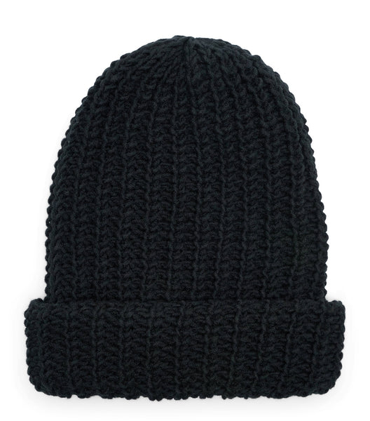 Mihara Yasuhiro Bedwin Huge Beanie Black