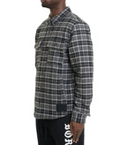 Born x Raised Flannel Shirt Jacket Black