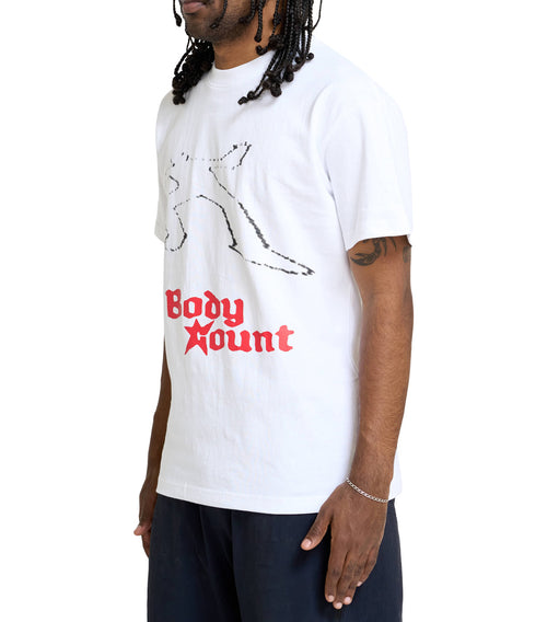 Carpet Company Chalk Outline T-Shirt White