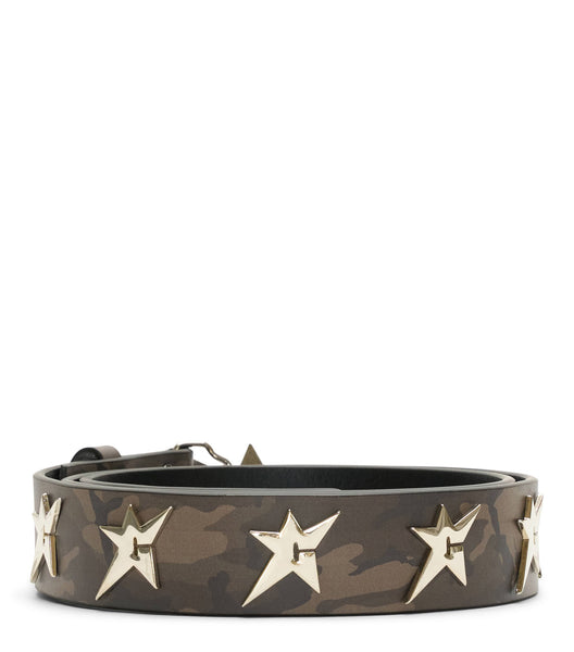 Carpet Company Leather Belt Buckle Camo