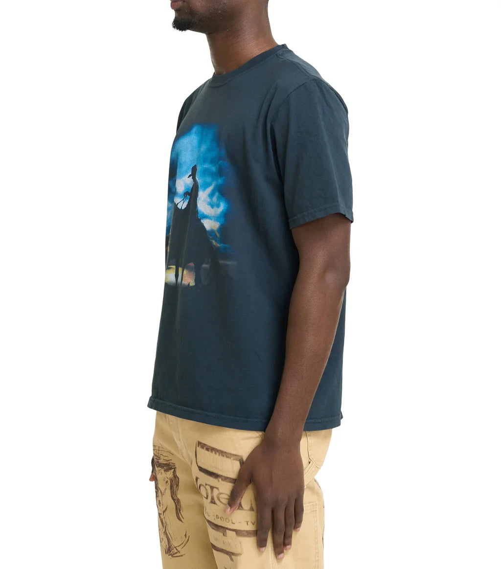 One Of These Days Harvest Moon T-Shirt Washed Black
