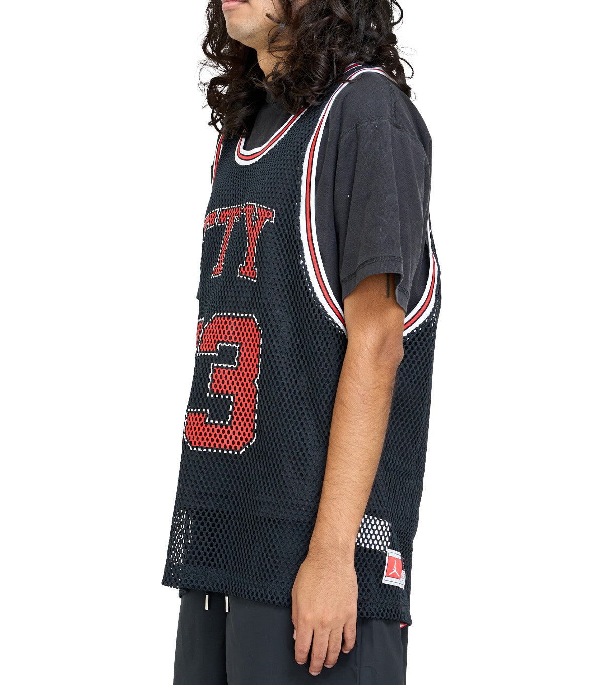 Jordan x Free The Youth Basketball Jersey Black