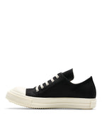 Rick Owens DRKSHDW Scarpe In Denim Extreme Low Sneaks Black Milk