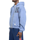 Jordan Flight x Howard University Hoodie Blue - SOMEWHERE