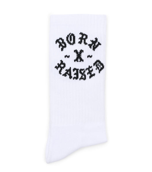 Born x Raised 10 Toes Down Rocker Socks White