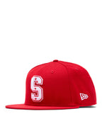 SOMEWHERE x New Era S Star Fitted Red
