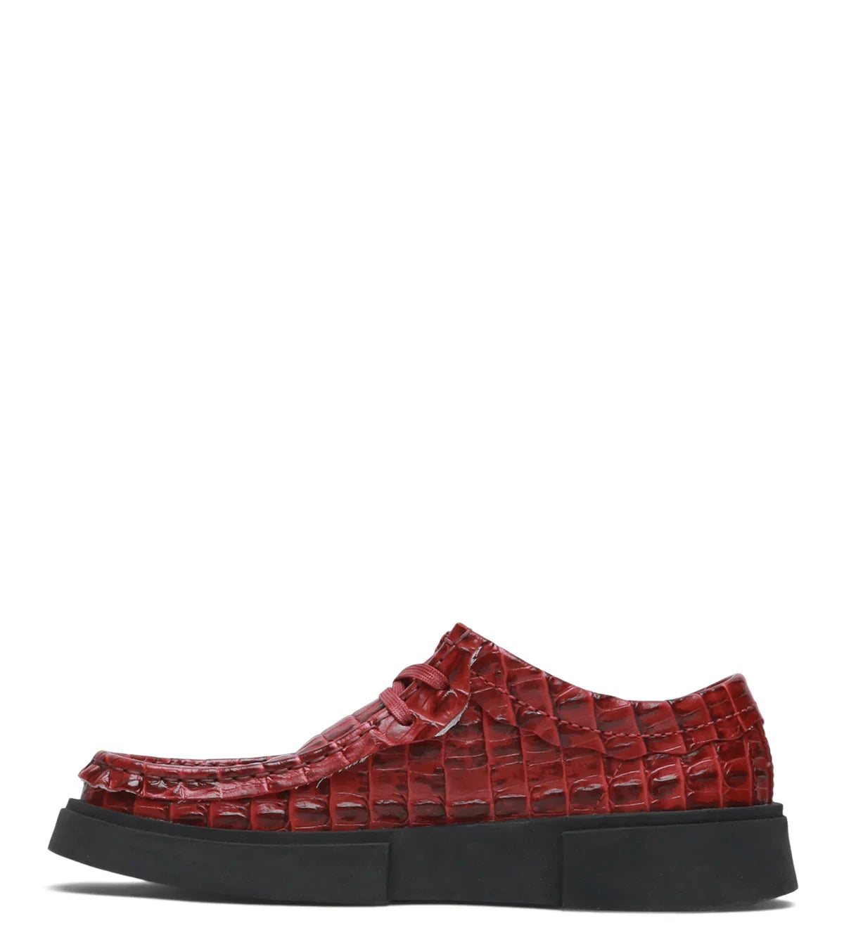 Clarks x Martine Rose Cur Torview Burgundy Leather