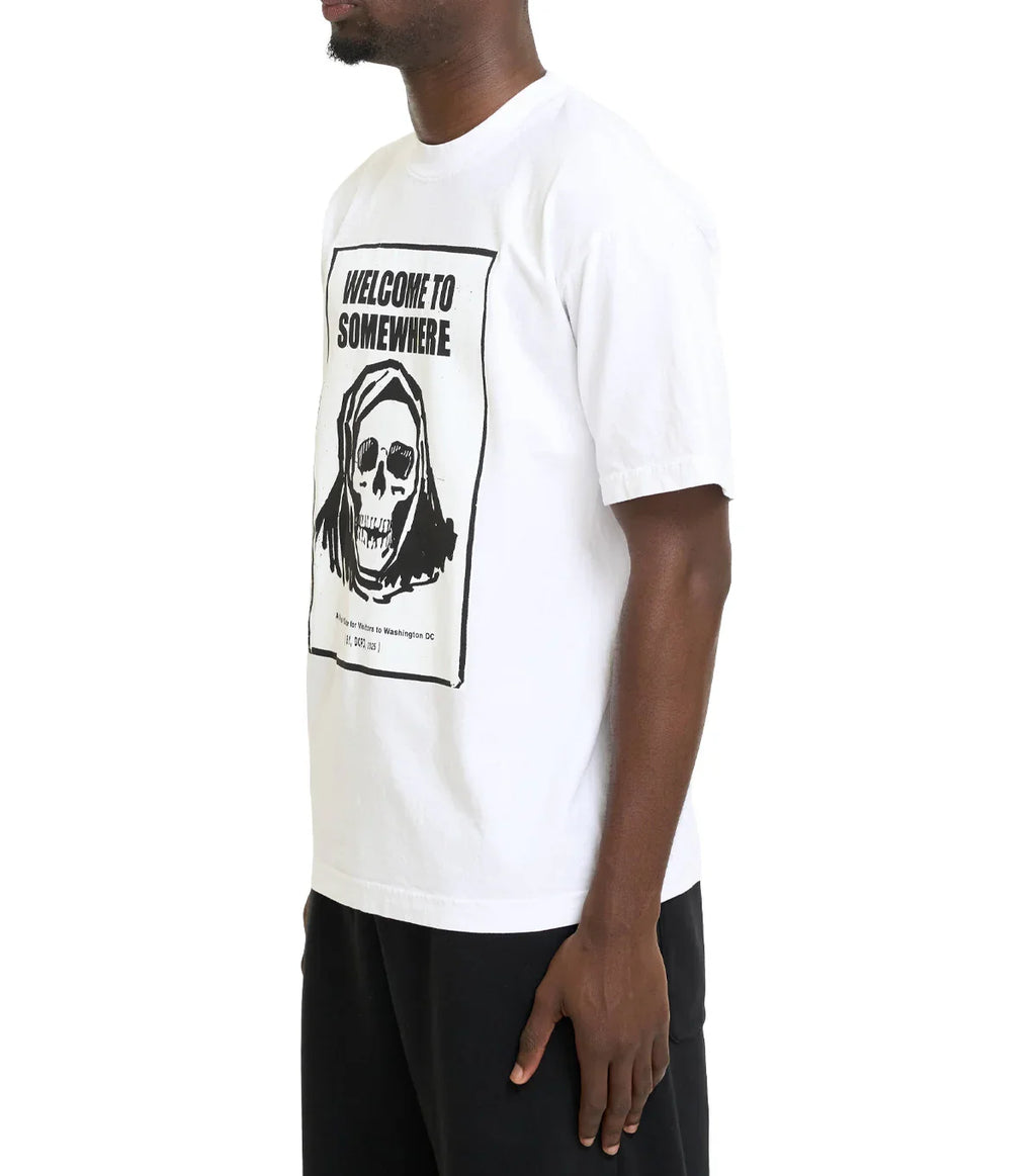 SOMEWHERE Fear City T-Shirt White