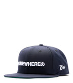 SOMEWHERE x New Era Logo Fitted Navy