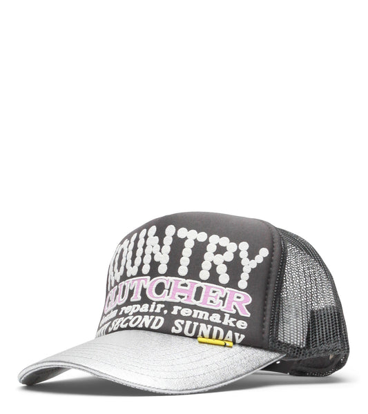 Kapital Kountry Pearl-Clutcher Silver Brim Truck Cap Grey