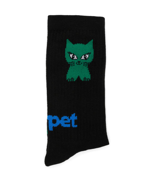 Carpet Company Cat Sock Black