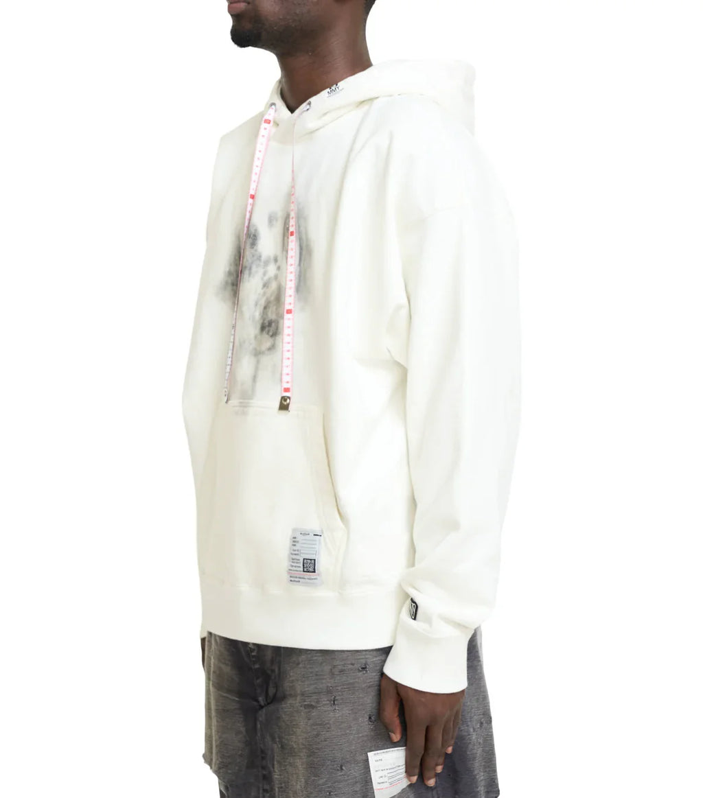 Mihara Yasuhiro Dog Printed Hoodie White