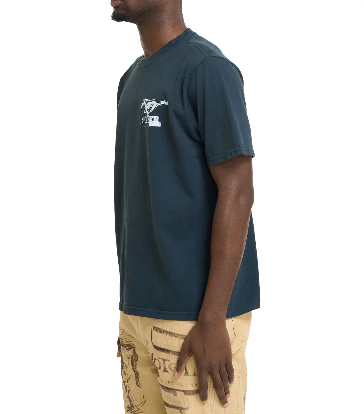 One Of These Days Mustang Cross T-Shirt Washed Black