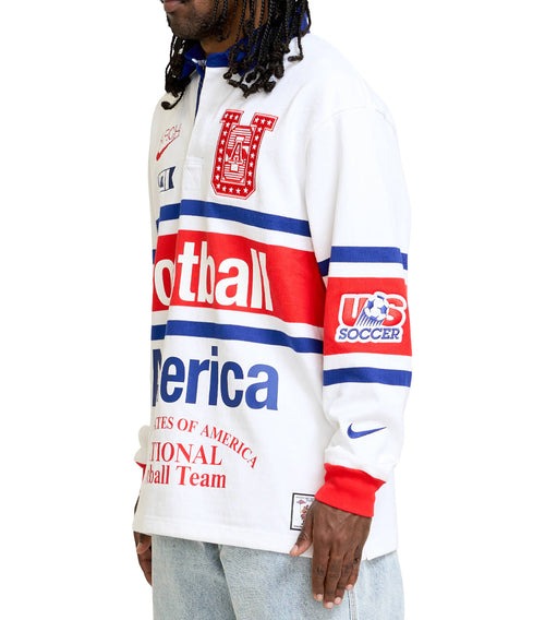 Nike USA X V.A.A Rugby Shirt White Red