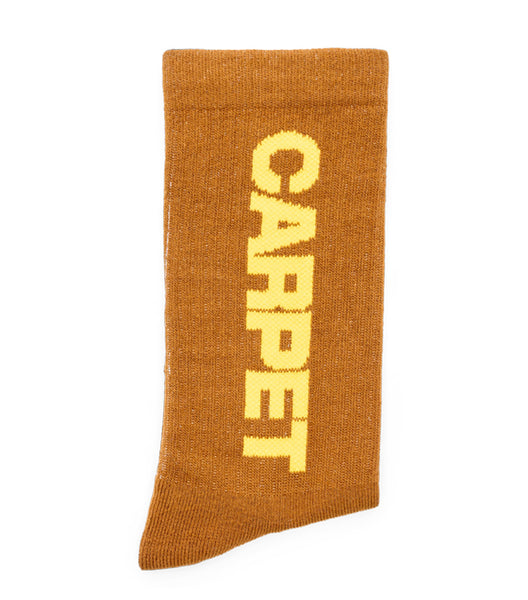 Carpet Company Carpet Sucks Sock Brown