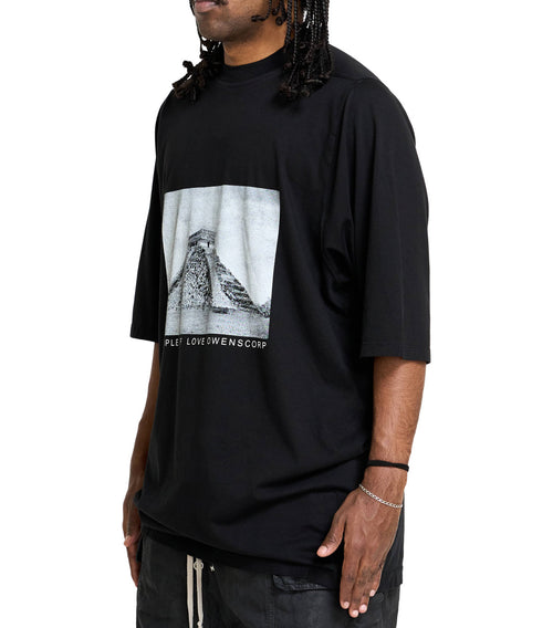 Rick Owens DRKSHDW T-Shirt Jumbo Black Milk