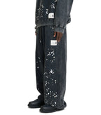 Mihara Yasuhiro Embellished Bleached Pants Black