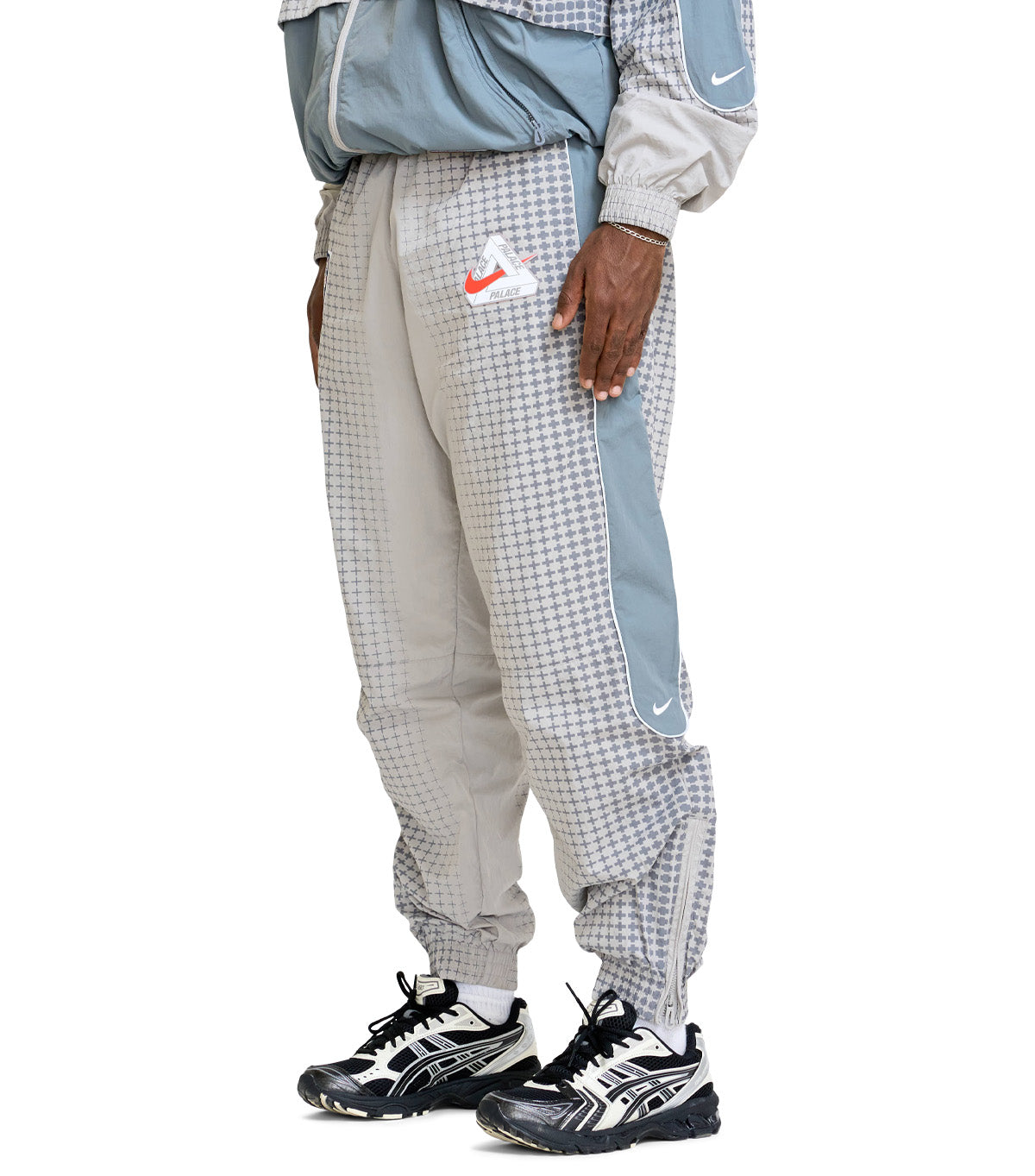 Nike England x Palace Track Pants Grey Crimson