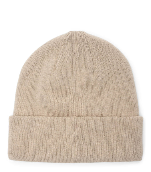 Dime Cursive Fold Beanie Tan