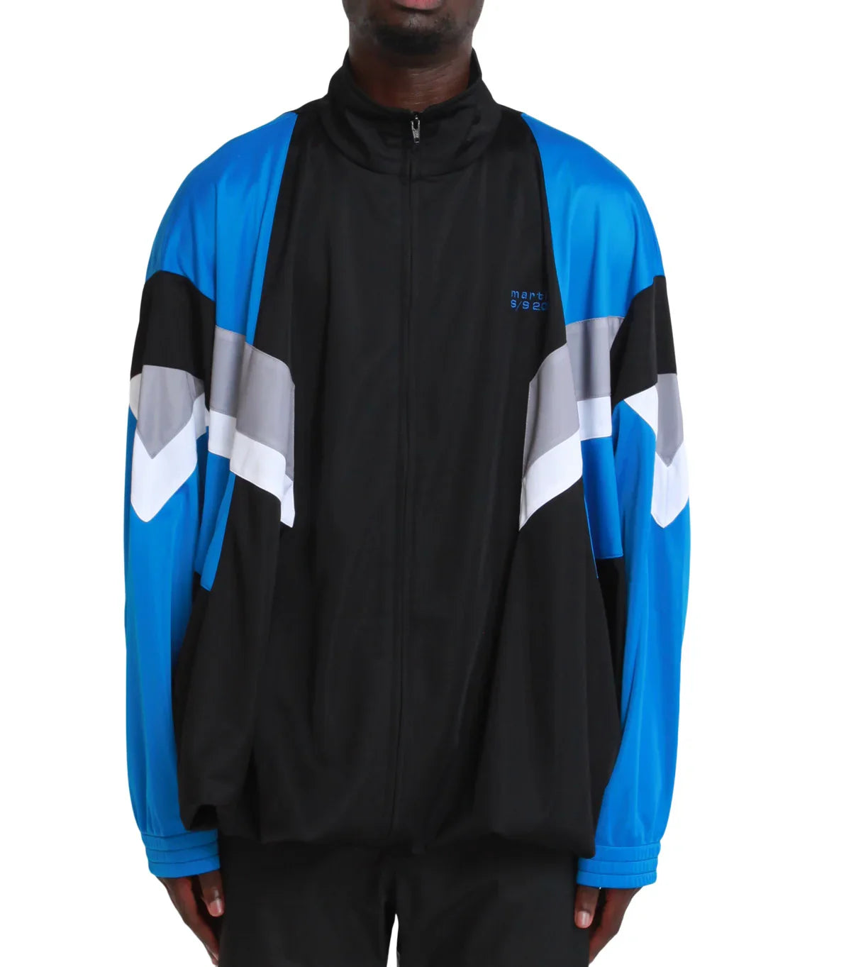 Martine Rose Compressed Track Jacket Black Blue