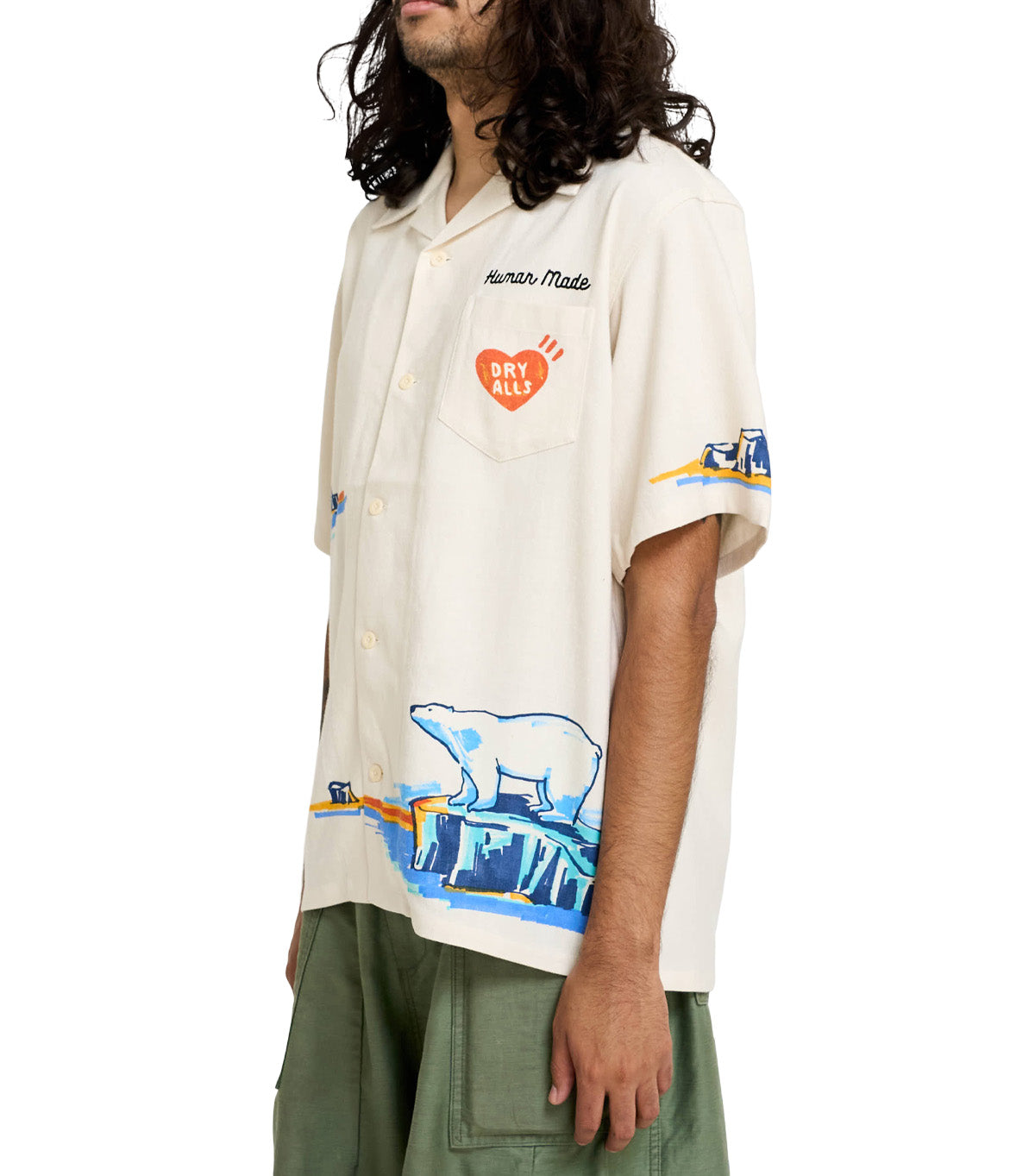 Human Made Printed Shirt White