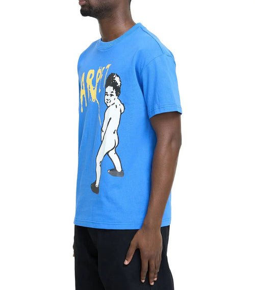 Carpet Company Kid Peeing T-Shirt Blue - SOMEWHERE