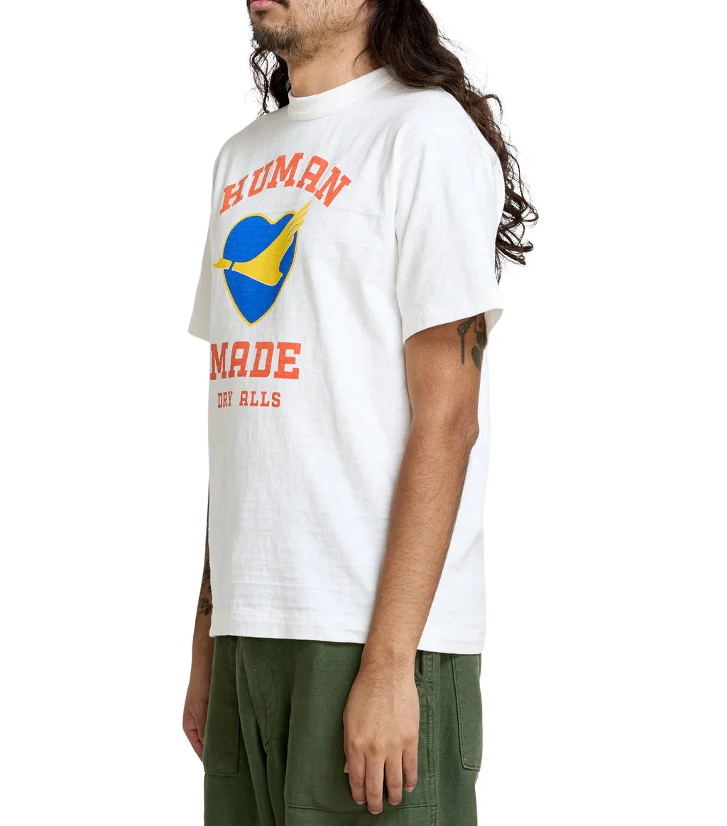 Human Made Heart Graphic T-Shirt Blue White
