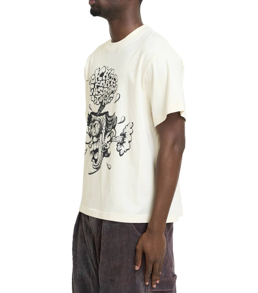 Story MFG Forage Brain T-Shirt Cream
