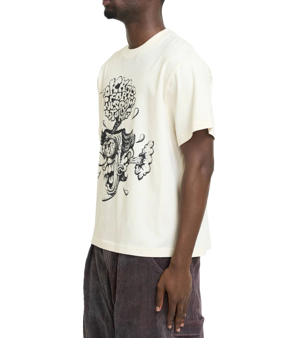 Story MFG Forage Brain T-Shirt Cream